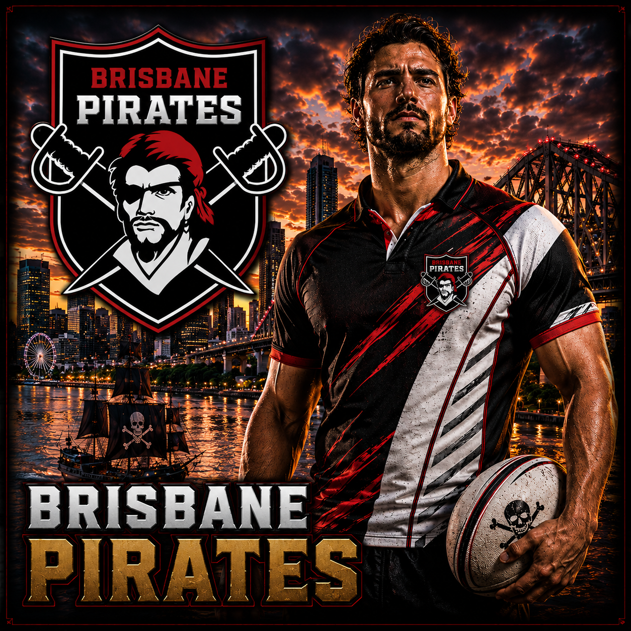 Brisbane Pirates jersey