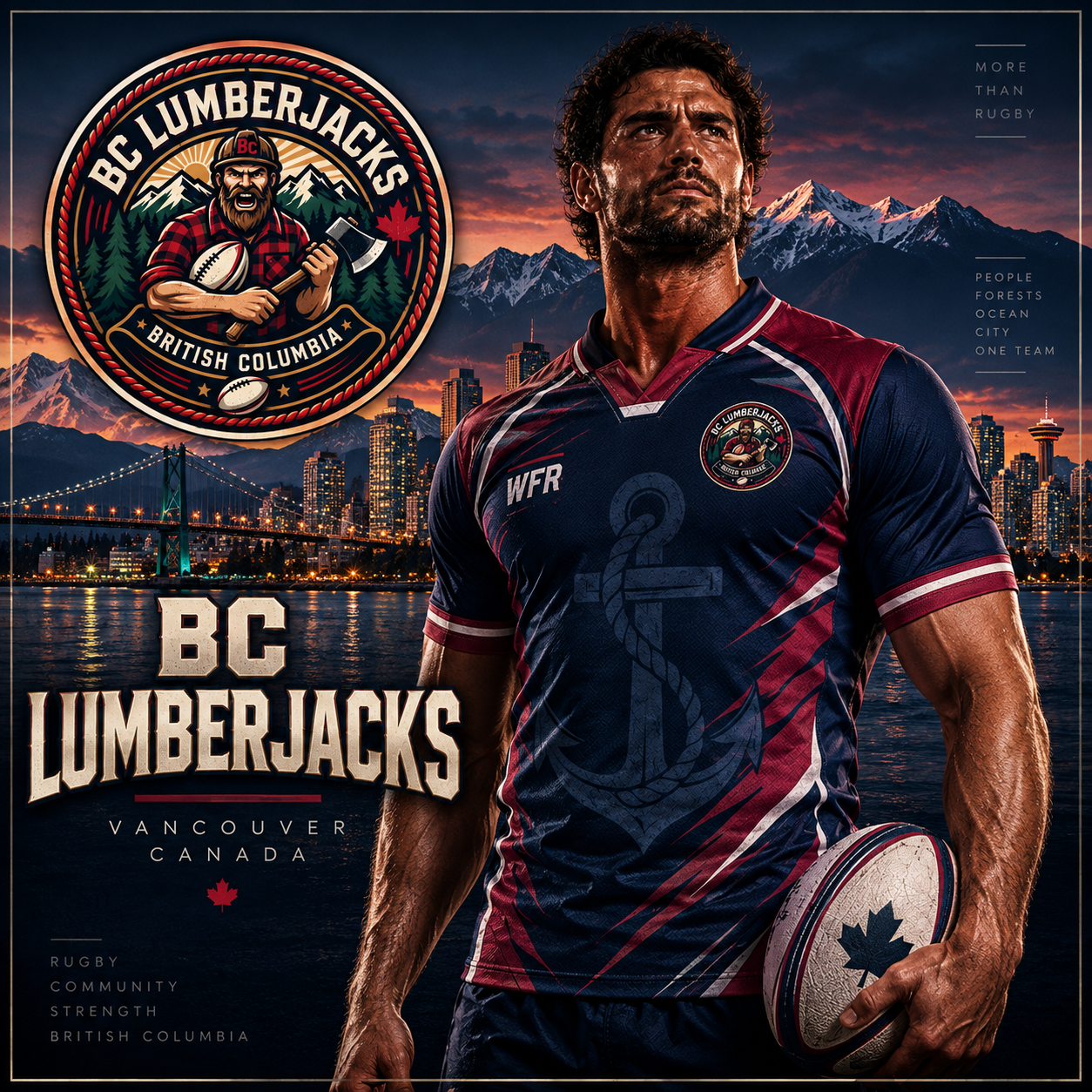 BC Lumberjacks jersey